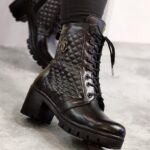 نیم بوت چنل مشکی - مانتو پاتریس رشت