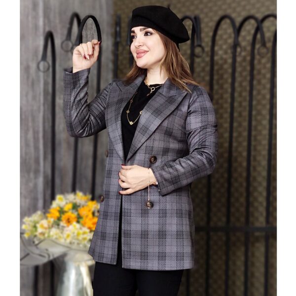 پالتو کتی سوییت چهارخونه