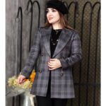 پالتو کتی سوییت چهارخونه