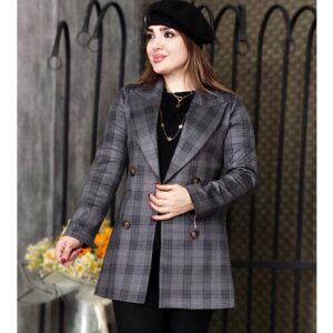 پالتو کتی سوییت چهارخونه