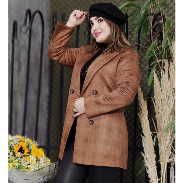 پالتو کتی سوییت چهارخونه