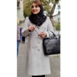 پالتو فوتر یقه خز بلند - مانتو پاتریس رشت