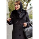 پالتو فوتر یقه خز بلند - مانتو پاتریس رشت