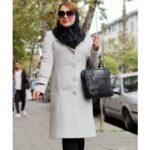 پالتو فوتر یقه خز بلند - مانتو پاتریس رشت