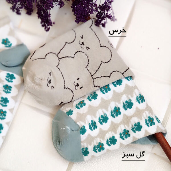 26600126-0089pg جوراب مچی طرحدار - مانتو پاتریس رشت