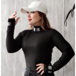 بادی آستین بلند مشکی - مانتو پاتریس رشت