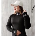 بادی آستین بلند مشکی - مانتو پاتریس رشت