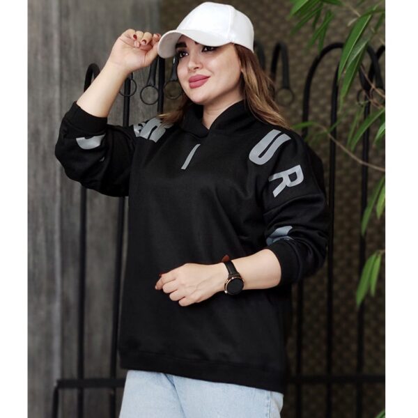 هودی دورس آستین نوشته - مانتو پاتریس رشت