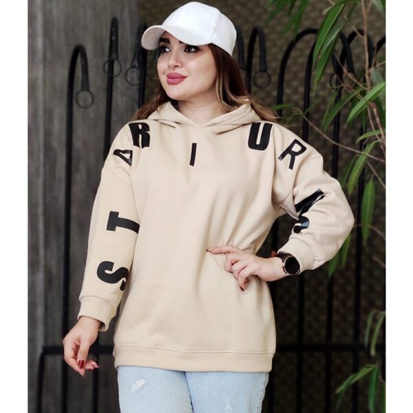 هودی دورس آستین نوشته - مانتو پاتریس رشت