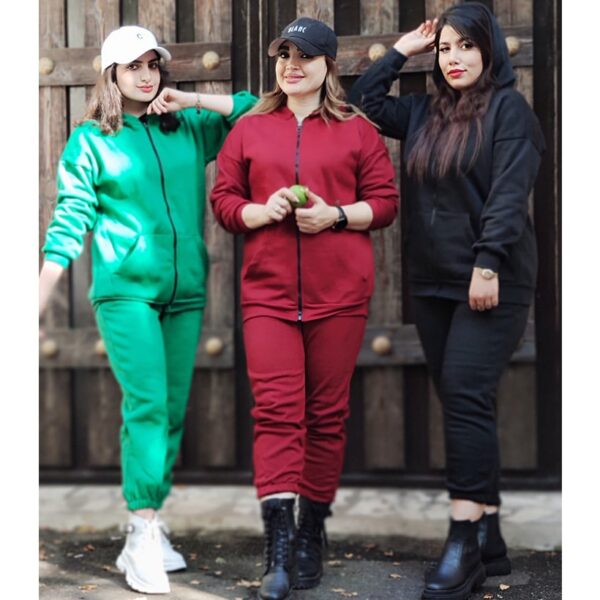 ست سویشرت شلوار دورس رنگی