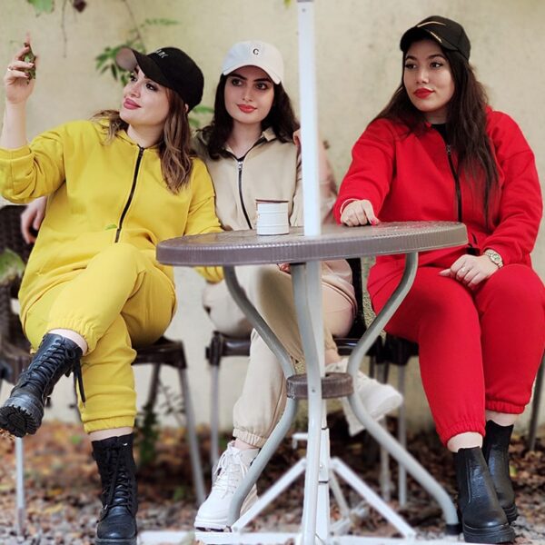 ست سویشرت شلوار دورس رنگی