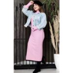 پیراهن ماکسی رنگی فینگردار - مانتو پاتریس رشت