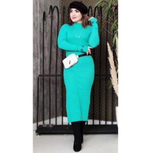 پیراهن ماکسی رنگی فینگردار - مانتو پاتریس رشت