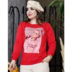 بلوز آستین بلند چاپ دختر - مانتو پاتریس رشت