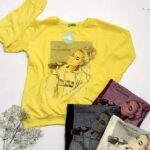 بلوز آستین بلند چاپ دختر - مانتو پاتریس رشت