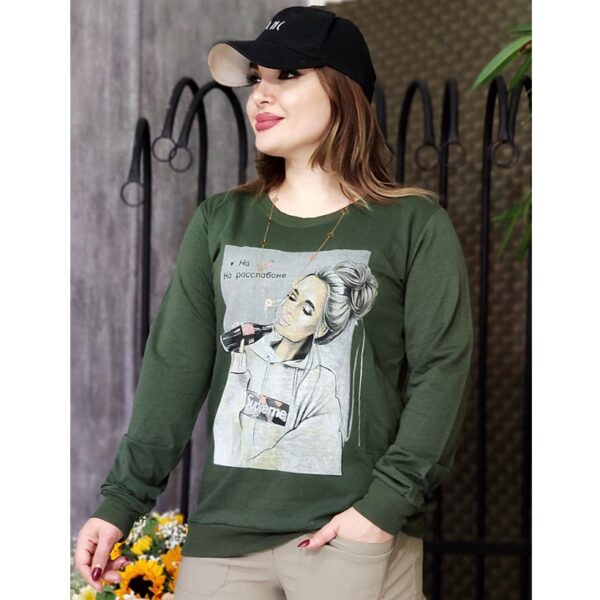 بلوز آستین بلند چاپ دختر - مانتو پاتریس رشت