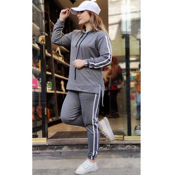 ست هودی شلوار نواری - مانتو پاتریس رشت