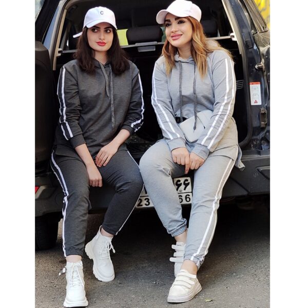 ست هودی شلوار نواری - مانتو پاتریس رشت