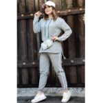 ست هودی شلوار نواری - مانتو پاتریس رشت