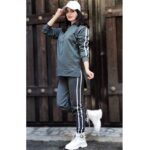 ست هودی شلوار نواری - مانتو پاتریس رشت