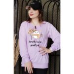 بلوز آستین بلند طرح پاییزی - مانتو پاتریس رشت