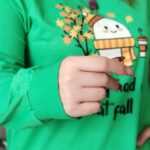 بلوز آستین بلند طرح پاییزی - مانتو پاتریس رشت