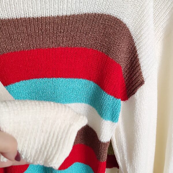 بلوز بافت یقه اسکی نخ ابریشمی