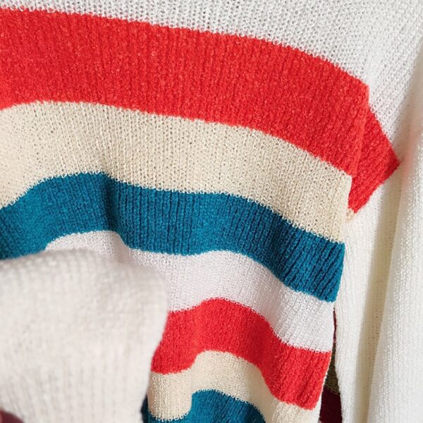 بلوز بافت یقه اسکی نخ ابریشمی