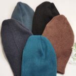 کلاه بافت رنگی - مانتو پاتریس رشت