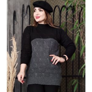 تونیک بافت دو رنگ - مانتو پاتریس رشت