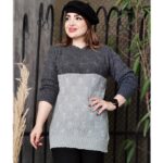 تونیک بافت دو رنگ - مانتو پاتریس رشت