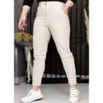 شلوار مام فیت کمر دکمه - مانتو پاتریس رشت