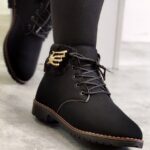 نیم بوت دور خز - مانتو پاتریس رشت