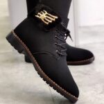 نیم بوت دور خز - مانتو پاتریس رشت