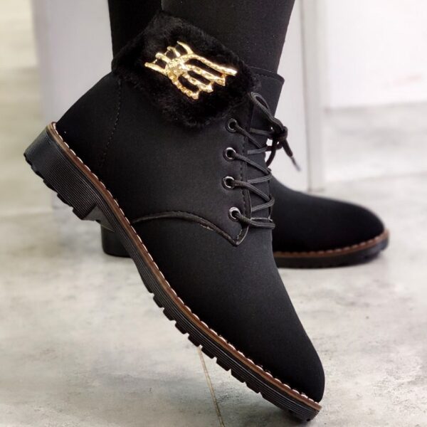 نیم بوت دور خز - مانتو پاتریس رشت