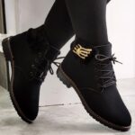 نیم بوت دور خز - مانتو پاتریس رشت