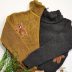 بلوز کراپ خرس گلدوزی - مانتو پاتریس رشت