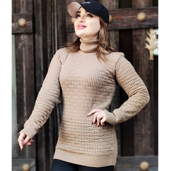 بلوز یقه اسکی شطرنجی - مانتو پاتریس رشت