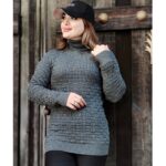 بلوز یقه اسکی شطرنجی - مانتو پاتریس رشت