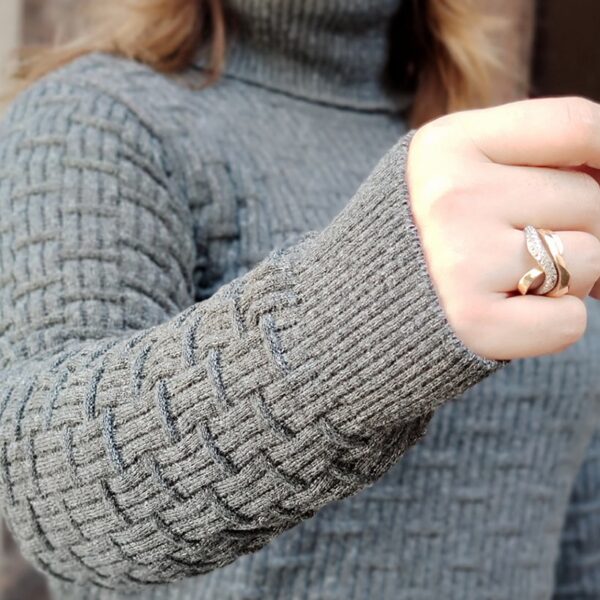 بلوز یقه اسکی شطرنجی - مانتو پاتریس رشت