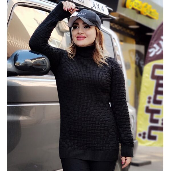 بلوز یقه اسکی شطرنجی - مانتو پاتریس رشت