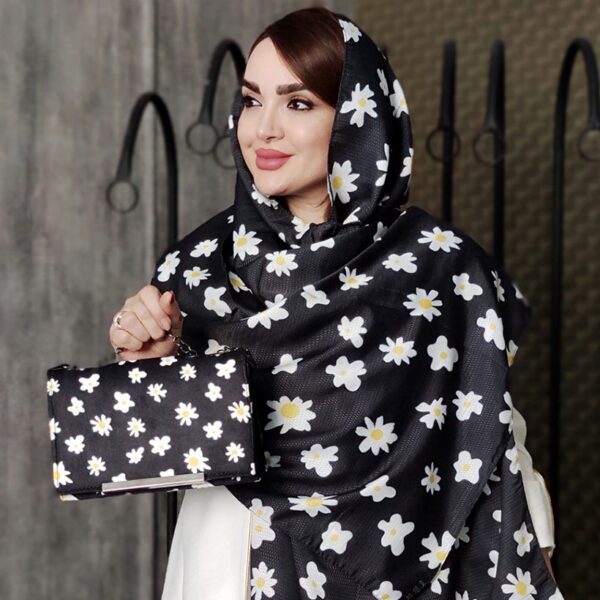 3570021610-2-min ست کیف و شال طرحدار - مانتو پاتریس رشت