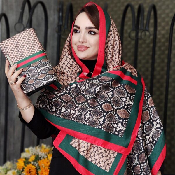 3570021611-1-min ست کیف و شال طرحدار - مانتو پاتریس رشت