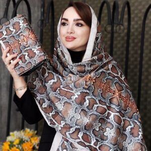 ست کیف و شال طرحدار - مانتو پاتریس رشت