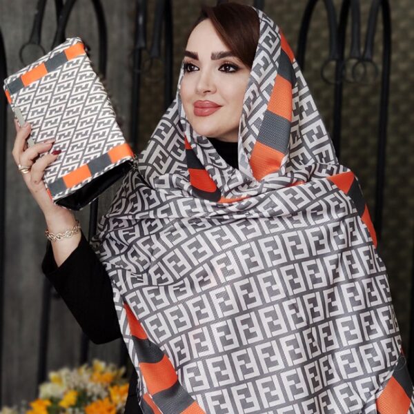 3570021611-3-min ست کیف و شال طرحدار - مانتو پاتریس رشت