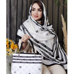 ست کیف و شال طرحدار -مانتو پاتریس رشت