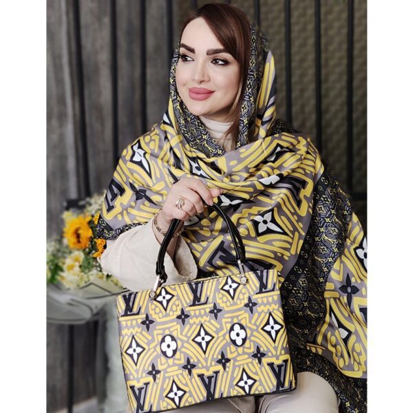 ست کیف و شال طرحدار -مانتو پاتریس رشت