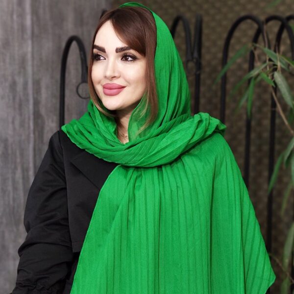 شال پلیسه مخمل 35700235 - Image 5