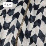 بلوز مخمل طرحدار کراپ