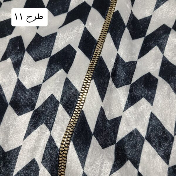 بلوز مخمل طرحدار کراپ